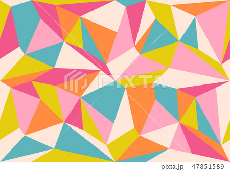 vintage geometric polygon pattern 47851589