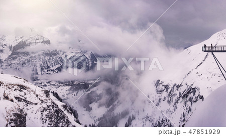 alpine mountain scenery panorama 47851929