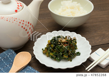 野沢菜の油炒め 野沢菜の油炒め 47852268