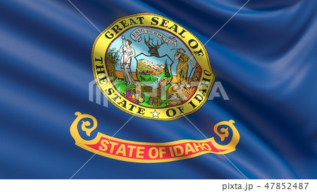 State of Idaho flag. Flags of the states of USA. 47852487