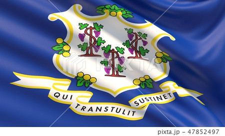 State of Connecticut flag. Flags of the states of USA. State of Connecticut flag. Flags of the states of USA. 47852497