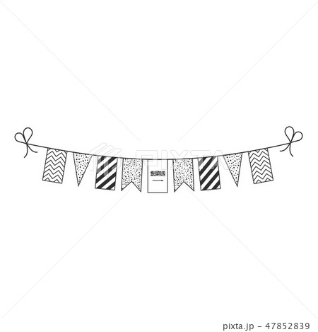 Decorations bunting flag Saudi Arabia national day 47852839