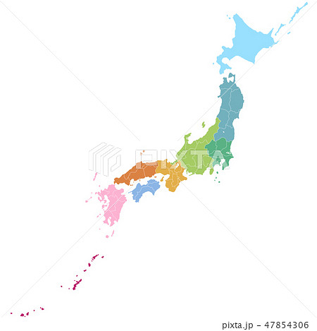 日本地図 日本地図 47854306