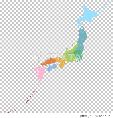 日本地図 日本地図 47854306