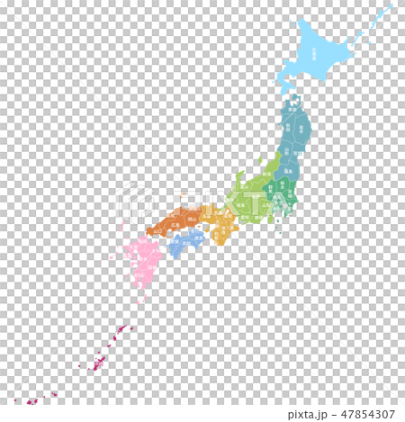 日本地図 47854307