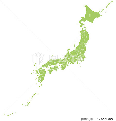 日本地図 47854309