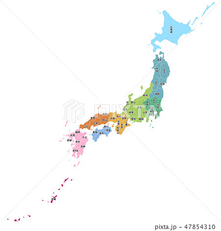 日本地図 47854310