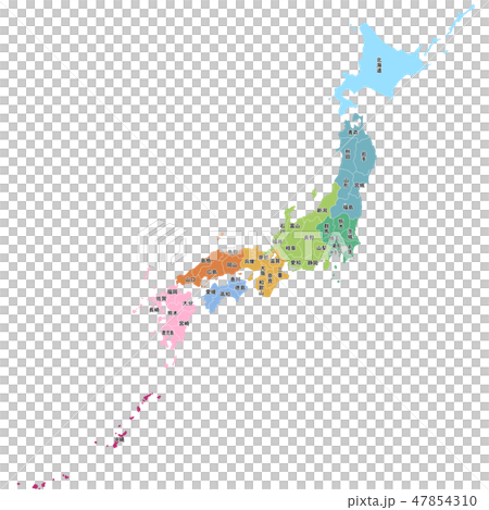 日本地図 47854310