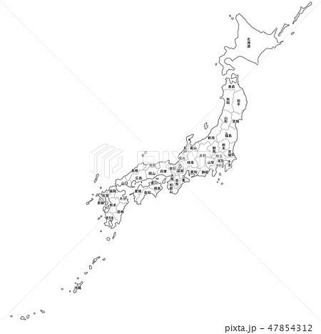 日本地図 47854312