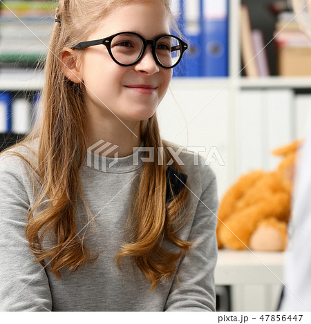 Little child at pediatrician reception 47856447