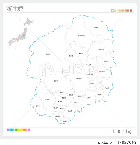 地図 栃木 県