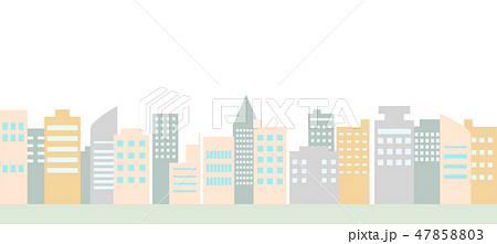 ビル群2のイラスト素材