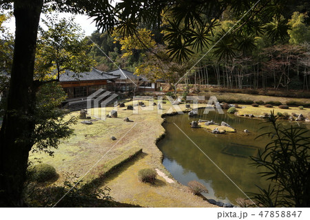 早春の山口　常栄寺雪舟庭 47858847