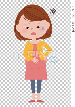 Pregnant woman sickness low back pain Pregnant woman sickness low back pain 47859146