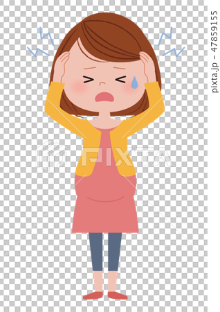 妊婦さん　体調不良　頭痛 47859155