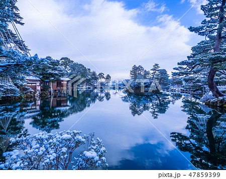兼六園の雪景色 兼六園の雪景色 47859399
