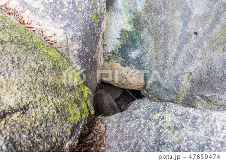 香港　長洲島　張保仔洞　海賊の張保仔が財宝を隠した伝説の洞窟 47859474
