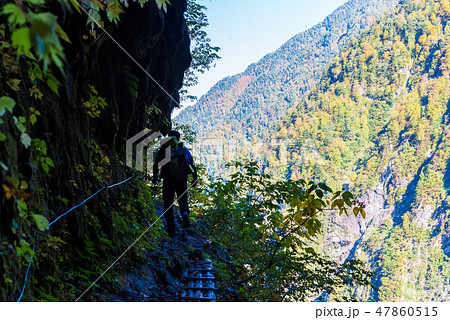 下ノ廊下　登山者　黒部 47860515