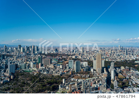 《東京都》 都心部 都市風景 夕景 《東京都》 都心部 都市風景 夕景 47861794