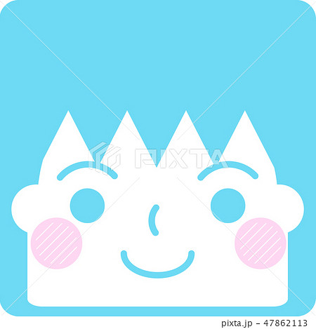 表情 顔 四角アイコン ベクター カラー ほほえみ 表情 顔 四角アイコン ベクター カラー ほほえみ 47862113