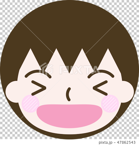 Facial expression face circle icon vector color smile 47862543