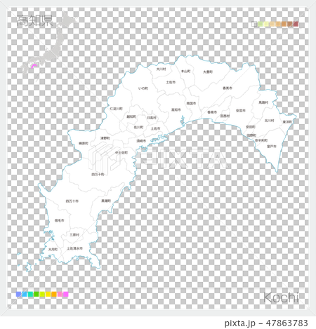 高知縣(市町村)地圖 高知縣(市町村)地圖 47863783