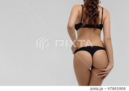 Hot Indian Girls Nude Ass - Sexy curves girl butt, without cellulite in... - Stock Photo [47863906] -  PIXTA