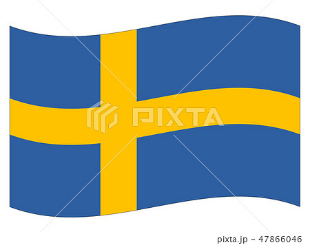 スウェーデン王国 国旗（縁あり）　Sweden flag
