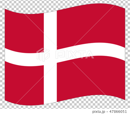 デンマーク王国 国旗（縁あり）　Denmark flag 47866051