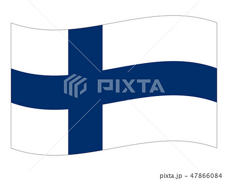 フィンランド共和国 国旗（縁あり）　Finland flag