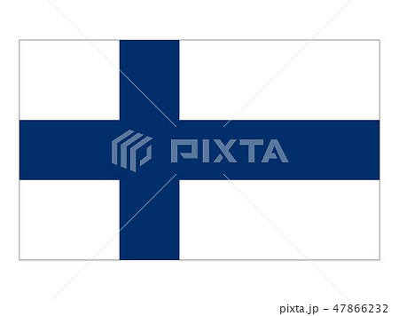 フィンランド共和国 国旗（縁あり）　Finland flag　
