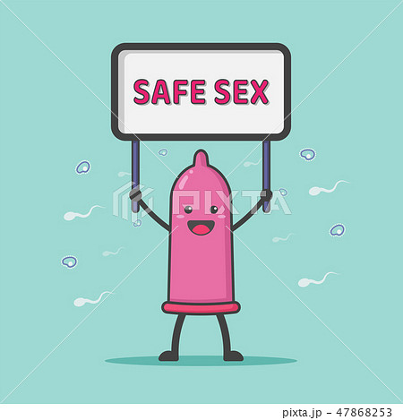 cute condom Cute and kawaii condom charactorのイラスト素材 [47868253] - PIXTA