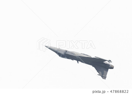 The Gripen plane above the horizon 47868822