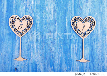 wedding wooden number wedding wooden number 47869060