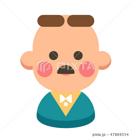 Uncle flat illustration 47869554