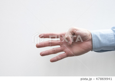 手 両手 手の上 47869941