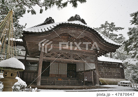 金沢市　冬の旧津田玄蕃邸 47870647