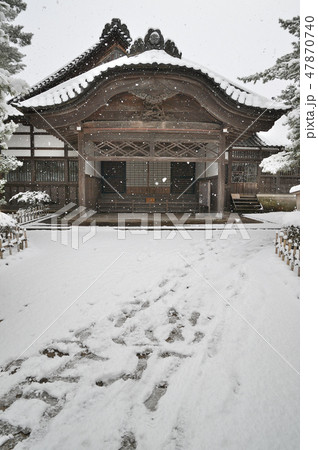 金沢市　冬の旧津田玄蕃邸 47870740
