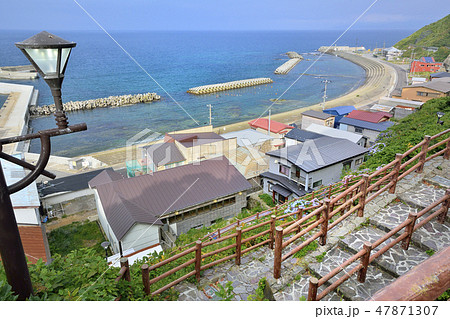 階段国道　国道339号 竜飛岬　青森 47871307