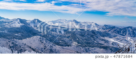 風景物語（志賀高原の冬）　超高画素12455x4893px 47871684