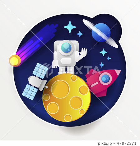 Rocket Launch,ship.vector, Illustration Concept Rocket Launch,ship.vector, Illustration Concept 47872571