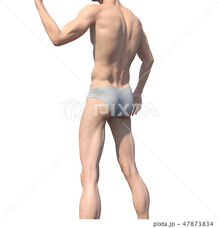 男性 解剖 筋肉 3DCG イラスト素材 男性 解剖 筋肉 3DCG イラスト素材 47873834