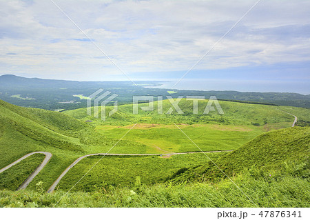 寒風山　第一火口　男鹿半島　秋田 47876341