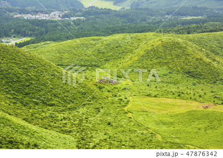 寒風山　第一火口　鬼の隠れ里　男鹿半島　秋田 47876342