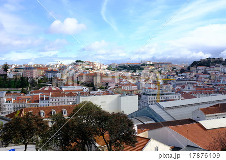ポルトガル リスボンの街並 ポルトガル リスボンの街並 47876409