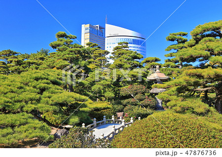 玉藻公園 披雲閣庭園とサンポート高松 玉藻公園 披雲閣庭園とサンポート高松 47876736