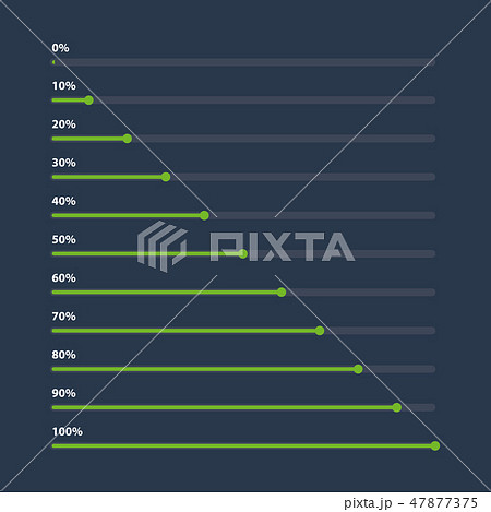 Vector bar chart on dark background. Vector bar chart on dark background. 47877375
