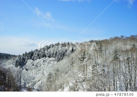 冬の小本街道外山の朝 冬の小本街道外山の朝 47878530