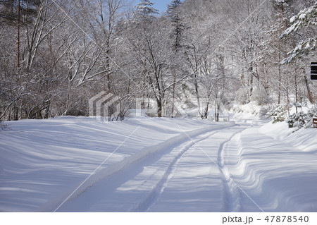 冬の小本街道外山の朝 冬の小本街道外山の朝 47878540