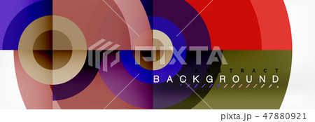 Round shapes vector abstract background. Trendy circle shapes composition vector Round shapes vector abstract background. Trendy circle shapes composition vector 47880921